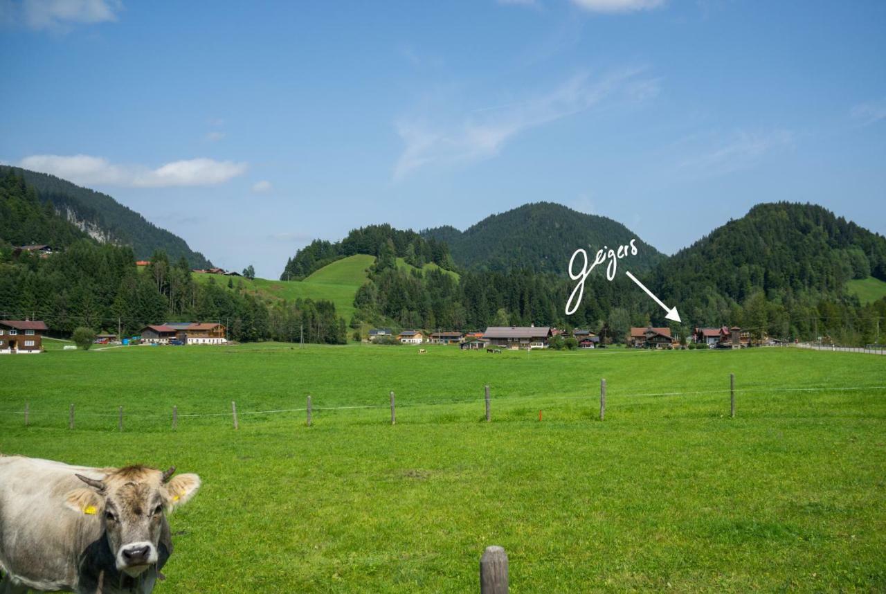 Geigers Ferienhaus Tiefenbach bei Oberstdorf Exteriér fotografie